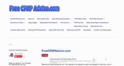 Desktop Screenshot of freecpapadvice.com